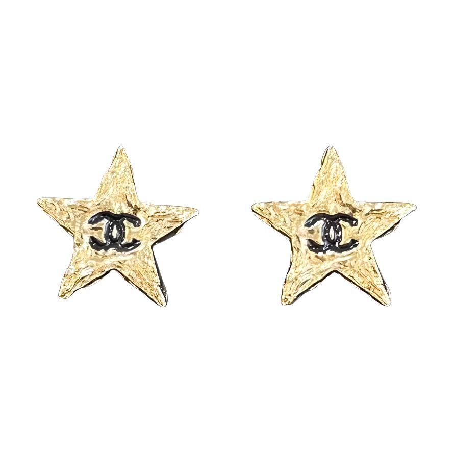Chanel Chanel Stud Earrings Women's