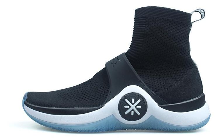 Li-Ning LiNing WOW 6 Way Of Wade 6 Durable Breathable High Top Basketball Shoes Men's Black White Blue