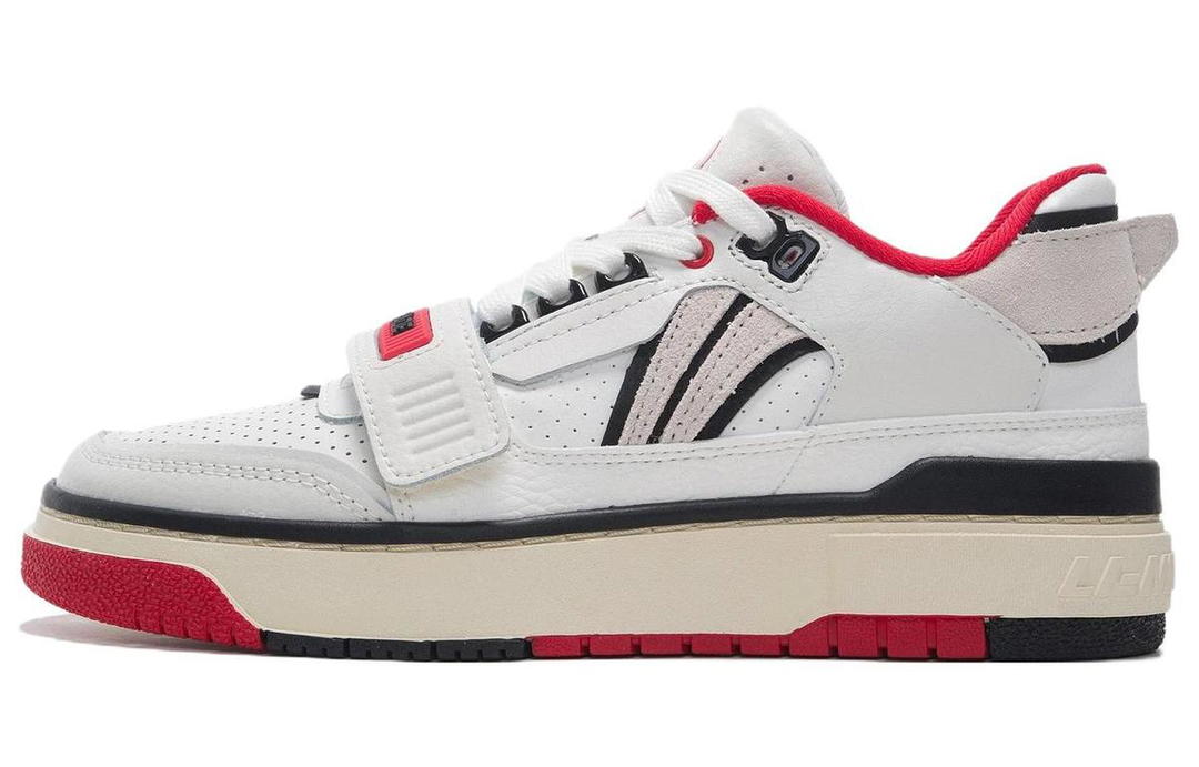 Li-Ning LiNing Rookie Pe Slip Resistant Cushioning Low Top Vintage Basketball Shoes Women's Ecru