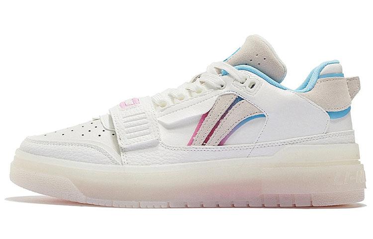 Li-Ning LiNing Rookie Slip Resistant Cushioning Wear Resistant Low Top Basketball Shoes Ecru