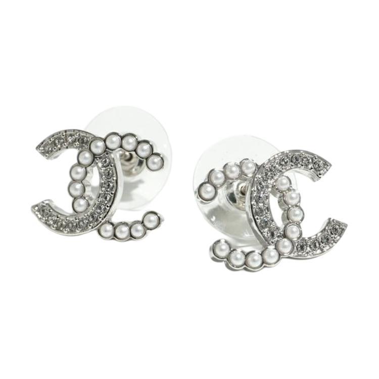 Chanel Chanel Metal Earrings Women's Gold