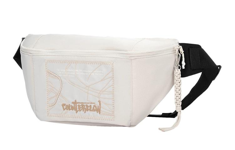 Li-Ning LiNing CF Journey Series Fabric Shoulder Bag Crossbody Bag Fanny Pack Regular Unisex White