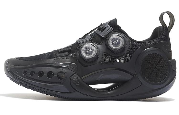 Li-Ning LiNing WOW 9 Low Cushioning Anti Slip Wear Resistant Breathable Supportive Rebound Low Top Basketball Shoes Black