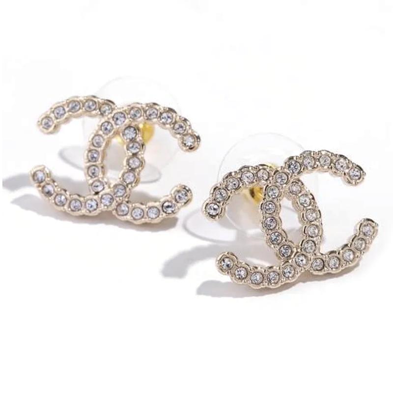 Chanel Chanel Metal Earrings Women's Gold