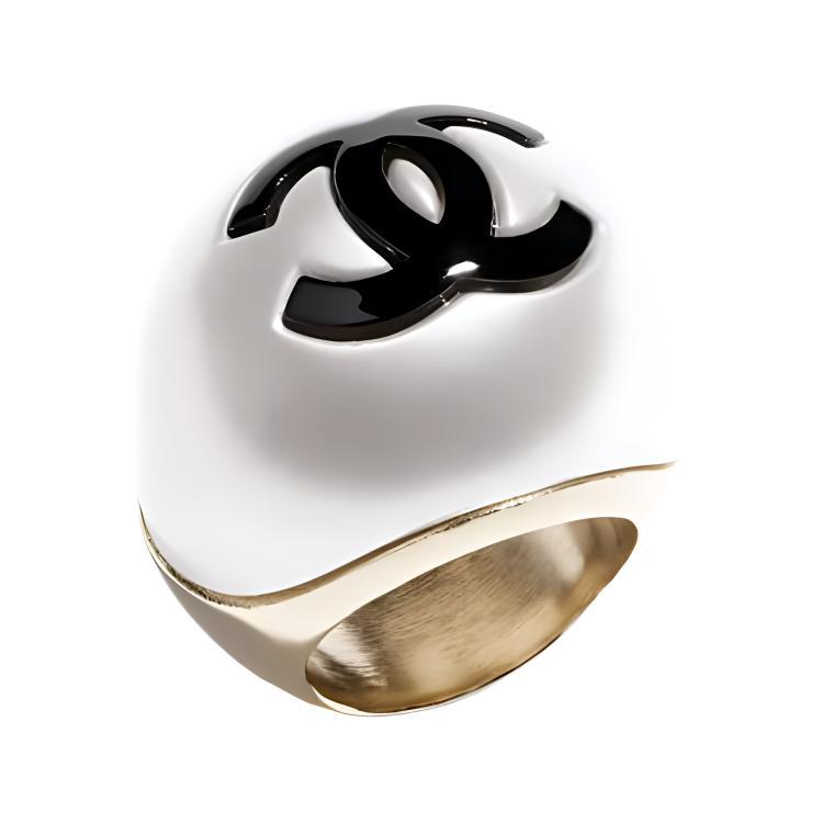 Chanel Chanel Resin Rings Women's White
