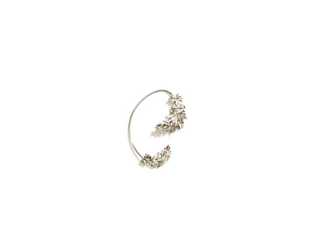 Chanel Chanel Earring Jewel In Gold Metal Crystal With Strass Hardware Gold Crystal - view 1