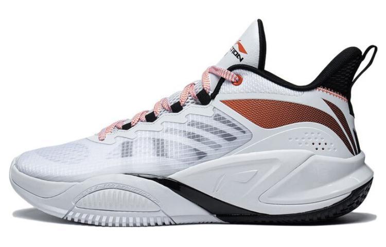 Li-Ning LiNing Storm 2023 Anti Slip Wear Resistant Low Top Basketball Shoes Men's White