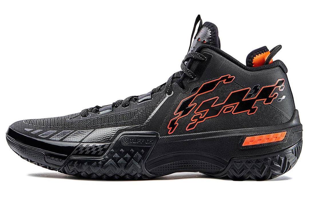 Li-Ning LINING Shudder Basketball Shoes Men High Top Black