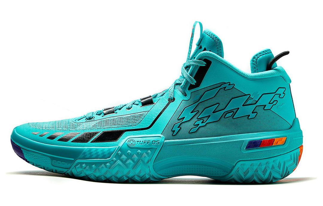 Li-Ning LiNing Shudder GREENMAGIC Mid Top Basketball Shoes Men's Ice Celadon Green