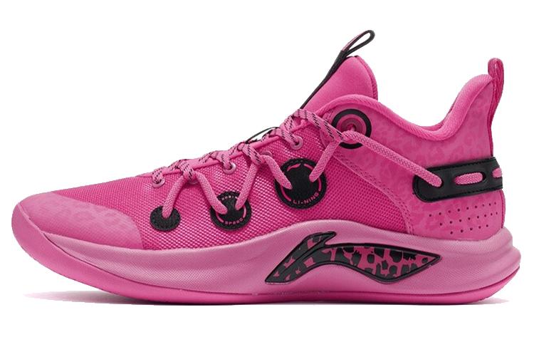 Li-Ning LINING Speed Team Basketball Shoes Men Low Top Vibrant Pink