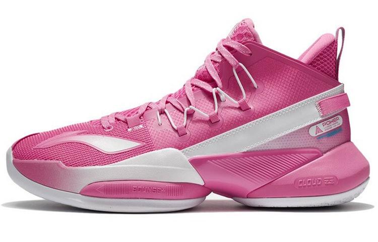 Li-Ning LiNing Air Strike 8 V2 Durable Breathable Mid Top Basketball Shoes Men's Camellia Pink
