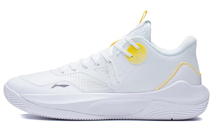 Li-Ning LiNing SONIC Team LOW Cushioning Anti Slip And Wear Resistant Coverage Support Low Top Basketball Shoes White