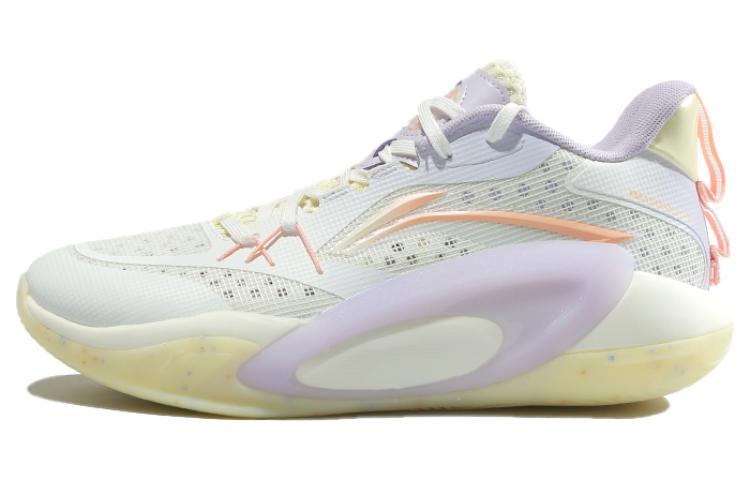Li-Ning LiNing Cushioning Wear Resistant Low Top Basketball Shoes Men's Purple