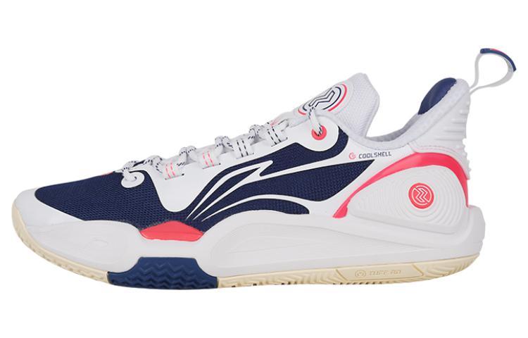 Li-Ning LiNing Speed 9 Cushioning Anti Slip And Wear Resistant Low Top Basketball Shoes Men's Blue White