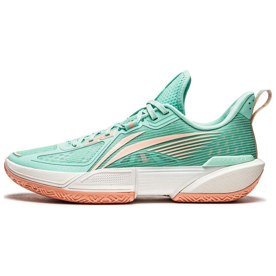 Li-Ning LiNing Speed 2.0 Low Top Basketball Shoes Men's Green Orange