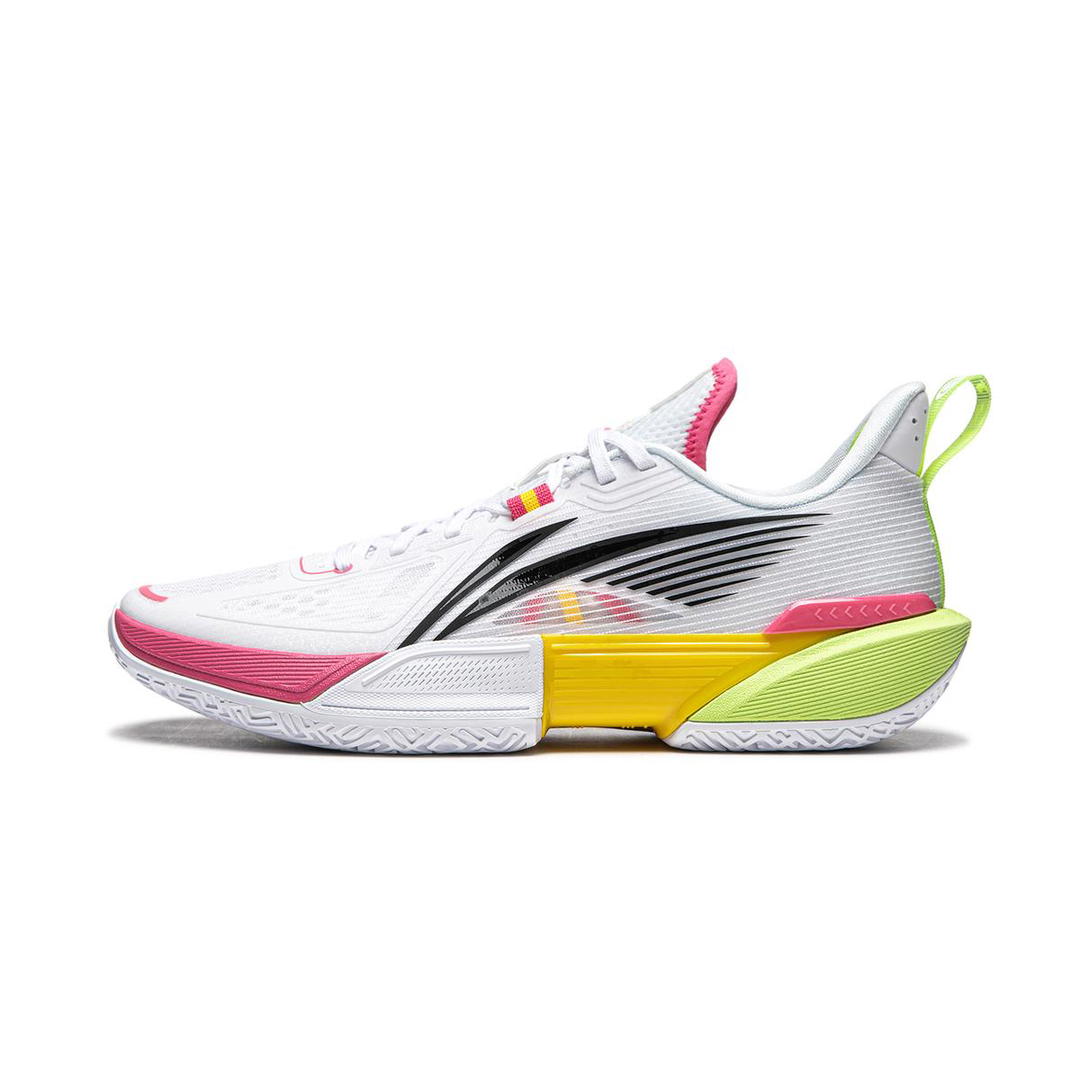 Li-Ning LiNing Speed 2.0 Low Top Basketball Shoes Men's White Black Red