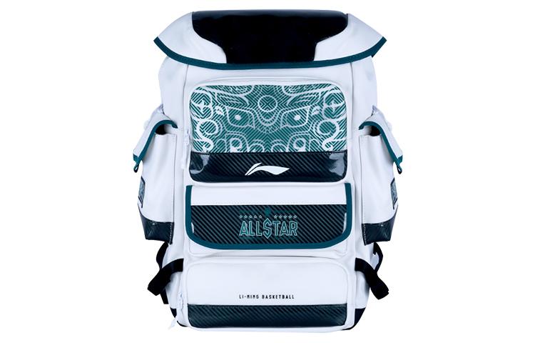 Li-Ning LiNing Artificial Leather Backpack Regular Unisex White/Black