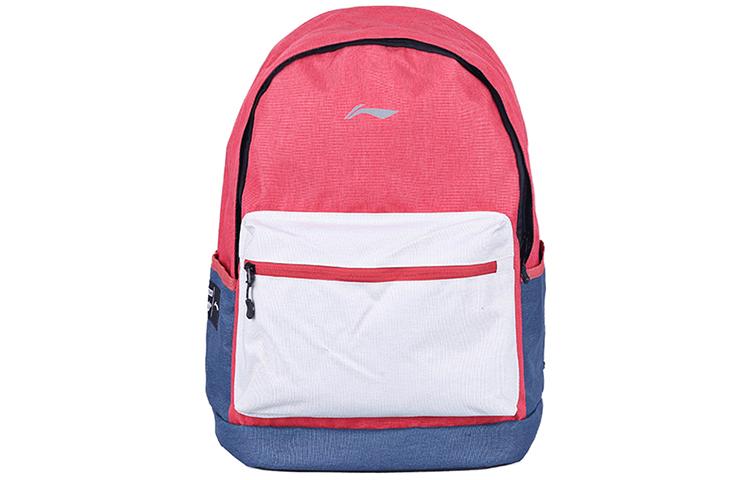 Li-Ning LiNing Sports Life Collection Polyester Backpack Regular Unisex Orange Red