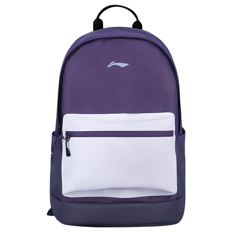 Li-Ning LiNing Sports Life Collection Polyester Backpack Regular Unisex Purple