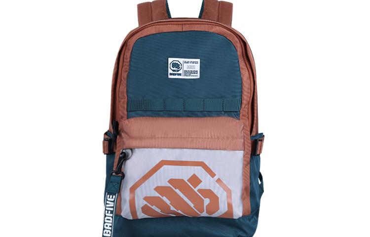 Li-Ning LiNing Badfive Fabric Backpack Regular Unisex Green/Orange/White