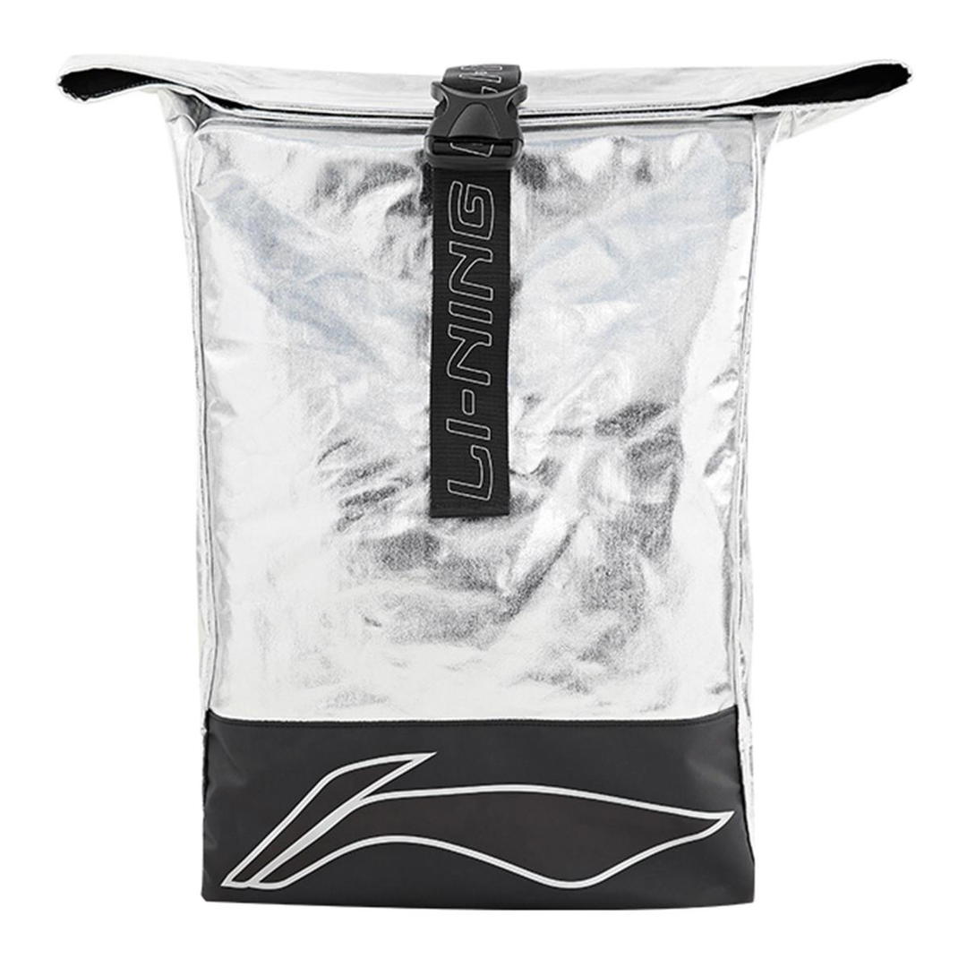 Li-Ning LiNing Sports Basketball Collection Fabric Basketball Bag Sports Backpack Regular Unisex Silver