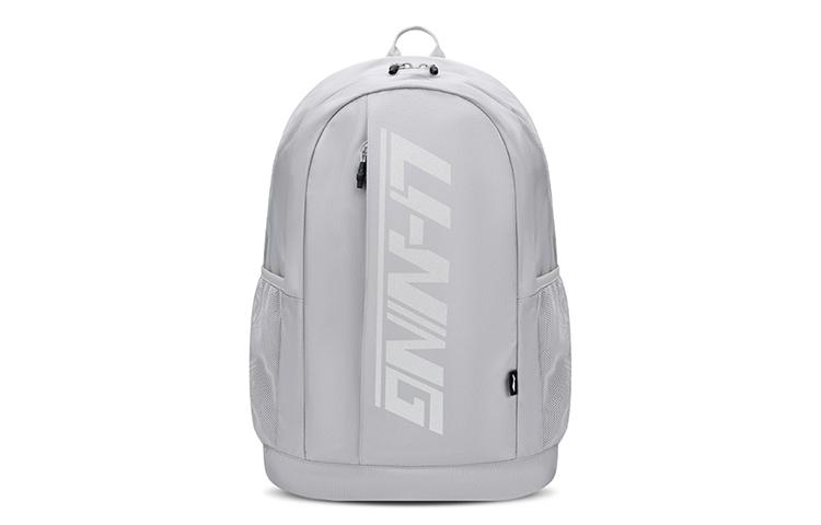 Li-Ning LiNing Polyester Backpack Regular Unisex Gray
