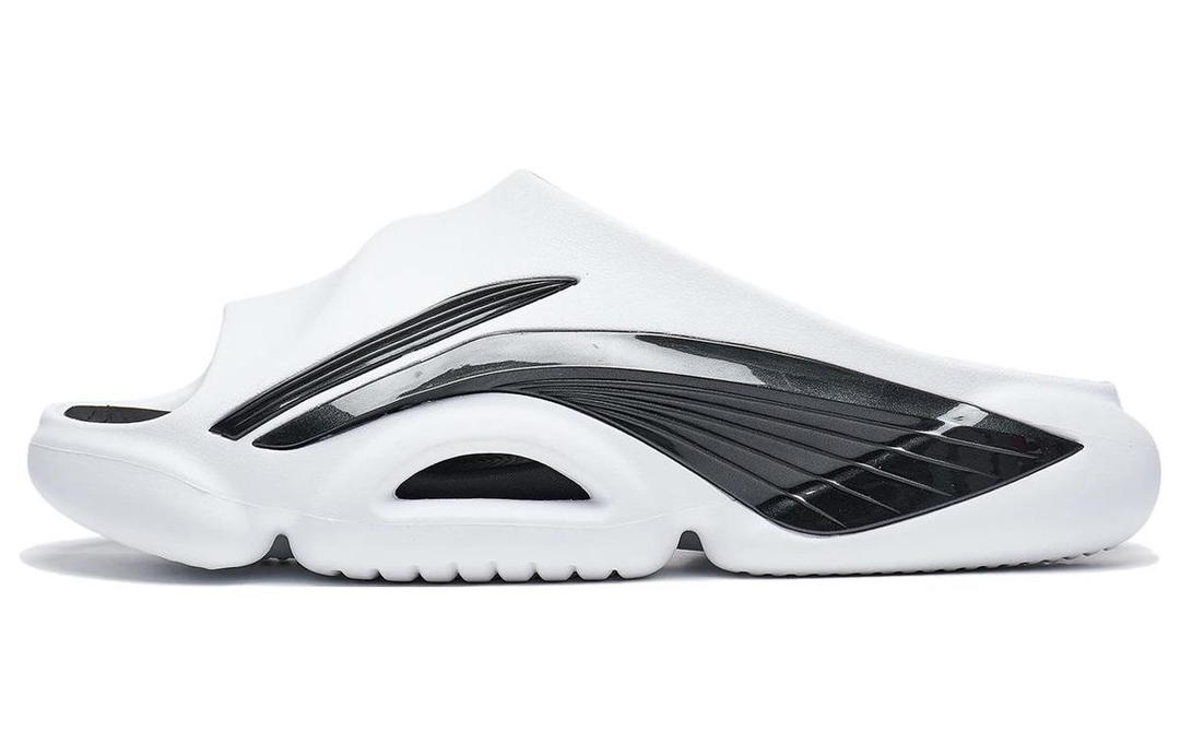 Li-Ning LiNing BADFIVE Slide EVA Slide Slippers Men's White Black