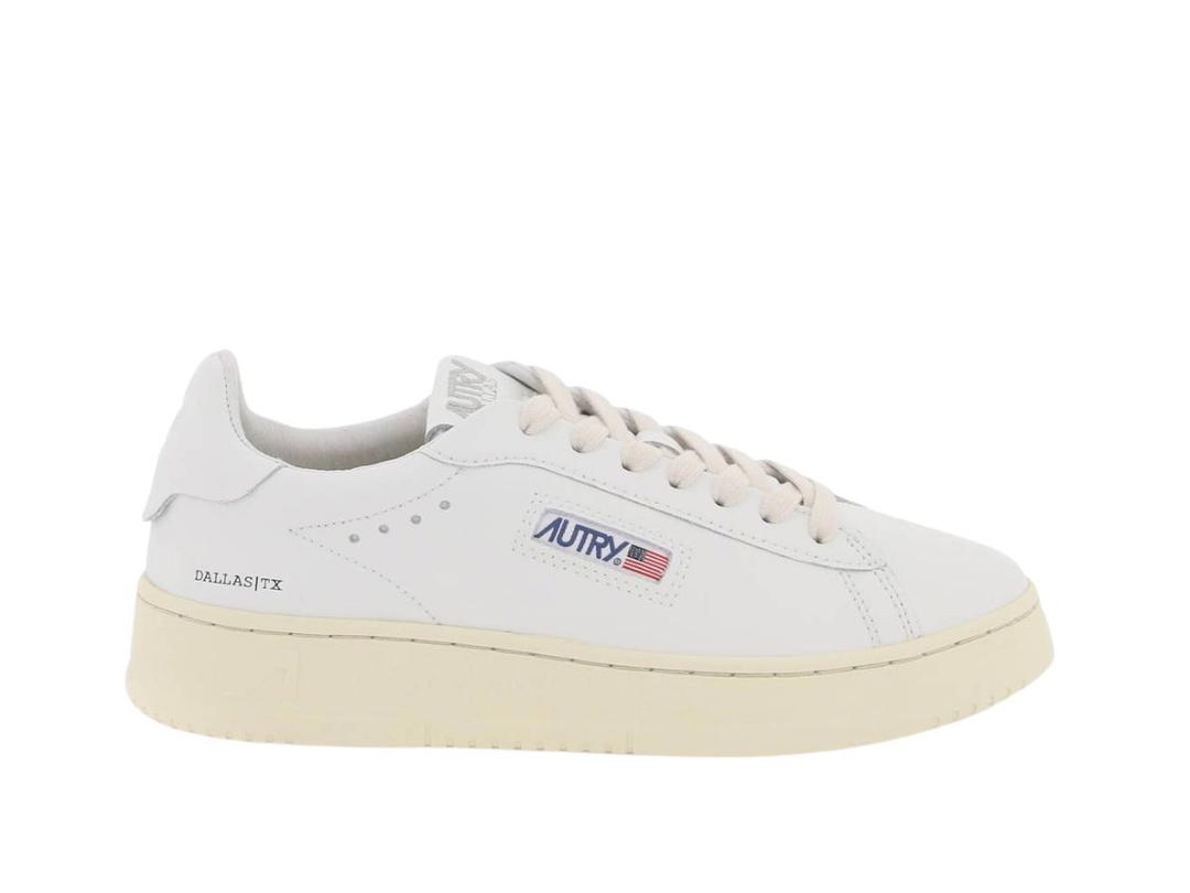 Autry Autry Dallas Low Sneakers in Leather Color White