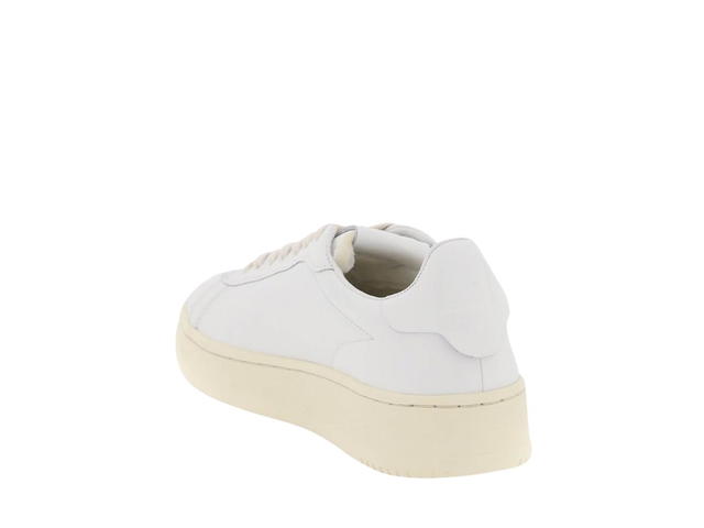 Autry Autry Dallas Low Sneakers in Leather Color White - view 3