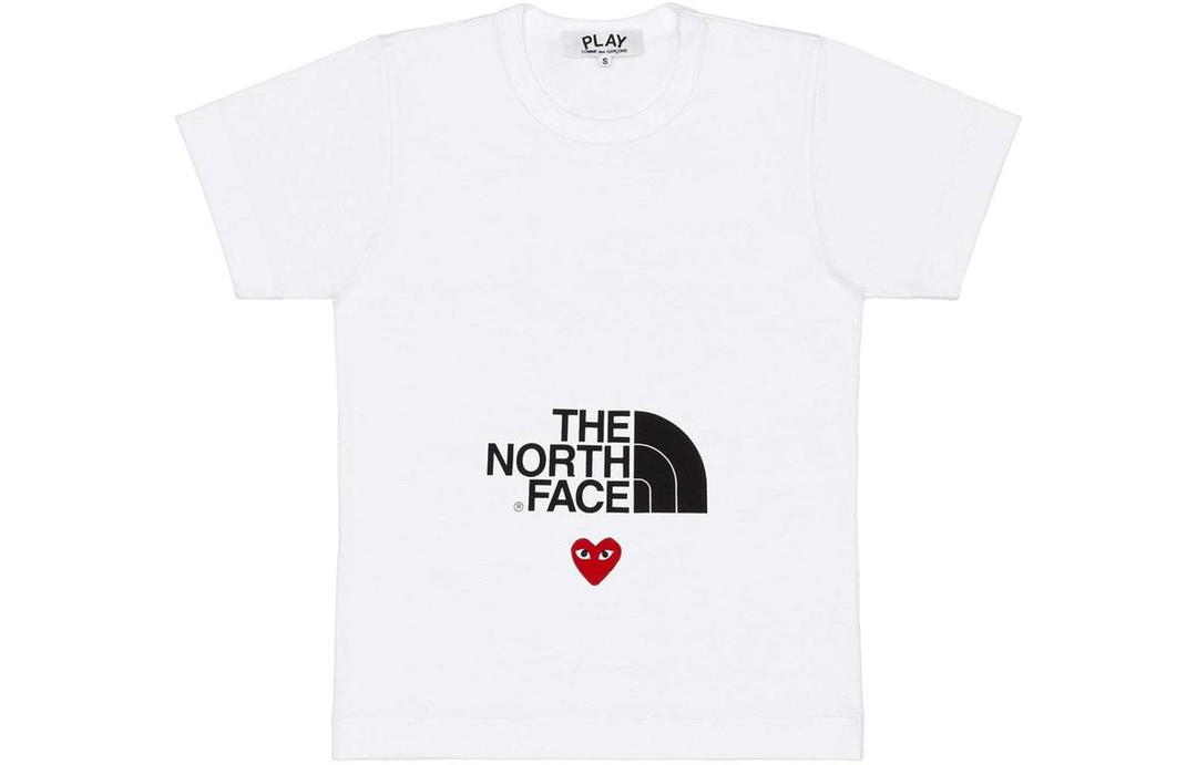 Comme des Garcons CDG Play Cdg X The North Face T shirt White