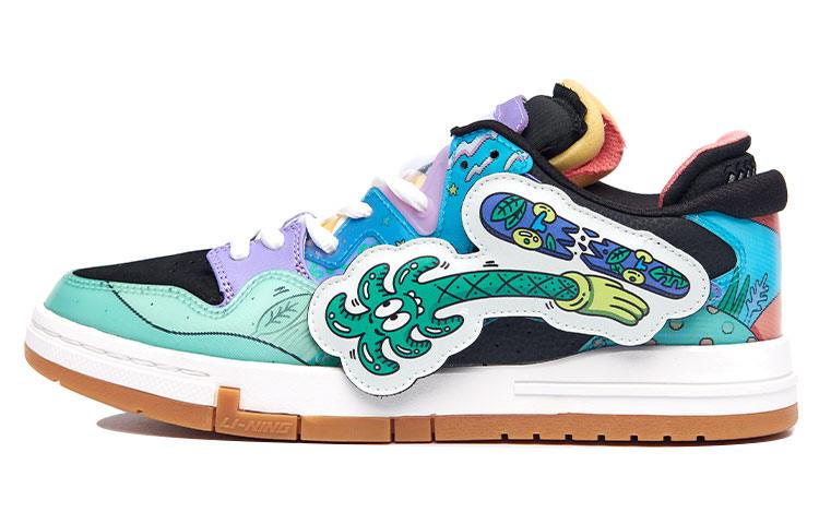 Li-Ning Steven Harrington x LiNing Wei Wu PRO Pro Durable Breathable Low Top Skateboard Shoes Multicolor