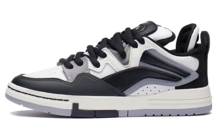 Li-Ning LiNing Wei Wu PRO Pro Panda Anti Slip And Wear Resistant Lightweight Low Top Skateboard Shoes Black White