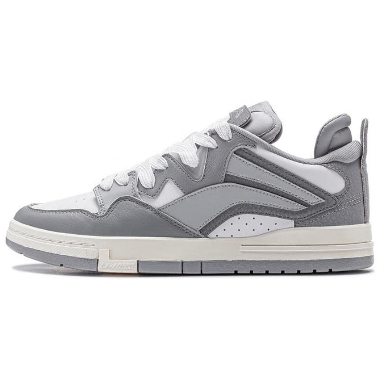 Li-Ning LiNing Wei Wu PRO PRO Wear Resistant Slip Resistant Lightweight Skateboard Shoes Men's Gray