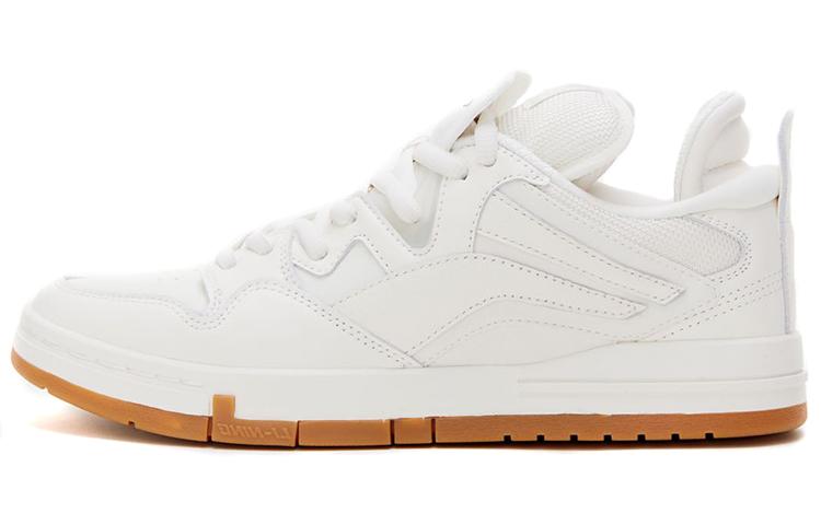 Li-Ning LiNing Wei Wu PRO Pro Slip Resistant Cushioning Coverage Low Top Skateboard Shoes Men's White