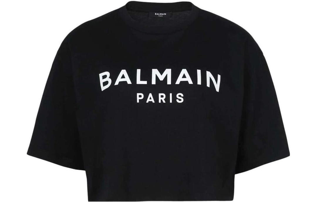 Balmain BALMAIN Crop Tops Women's Black