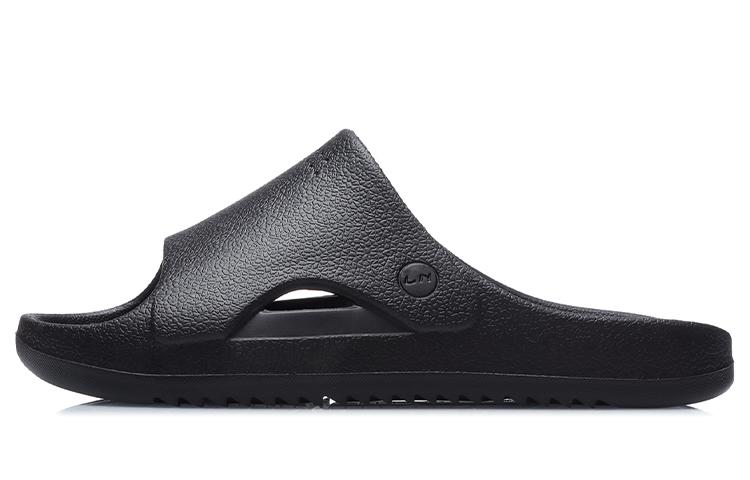 Li-Ning LiNing Quiet Slide Slippers Men's Black