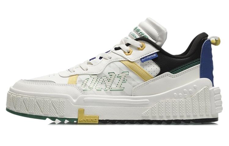 Li-Ning LiNing 001 UNBLOCK Unblock Coverage Warm Water Resistant Low Top Skateboard Shoes White Black
