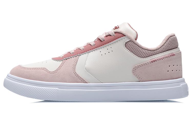 Li-Ning LiNing Anti-Slip Wear-Resistant Low-Top Skateboard Shoes Women's Pink Apricots