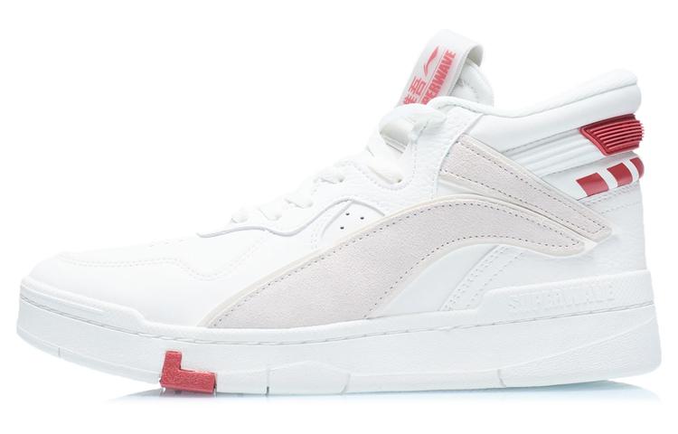 Li-Ning LiNing Wave Superwave Mid Durable Breathable Mid-Top Skateboard Shoes Snow