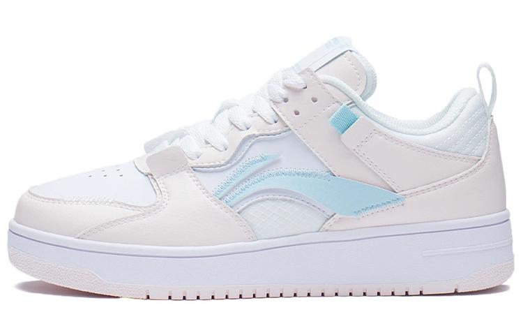 Li-Ning LiNing Layer Pro Anti-Slip Wear-Resistant Low-Top Skateboard Shoes Women's White Pink