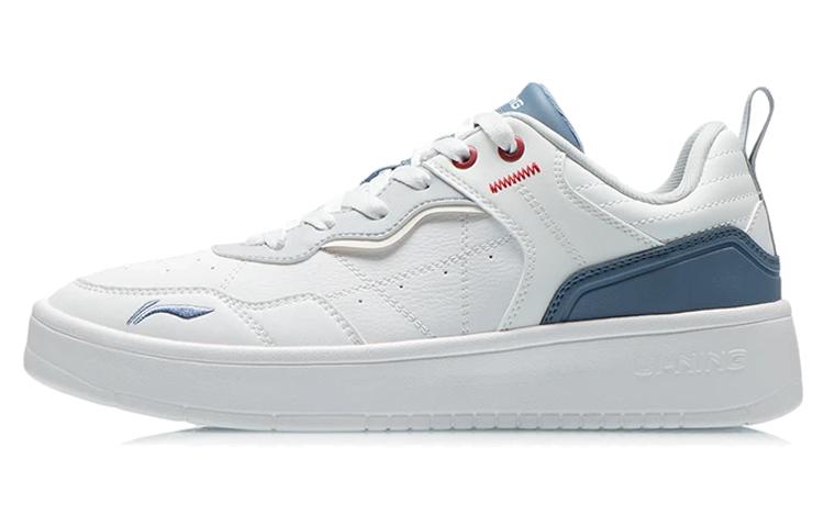 Li-Ning LINING The Beginning Of The Line Skateboard Shoes Men Low-Top Ecru/Slate Blue