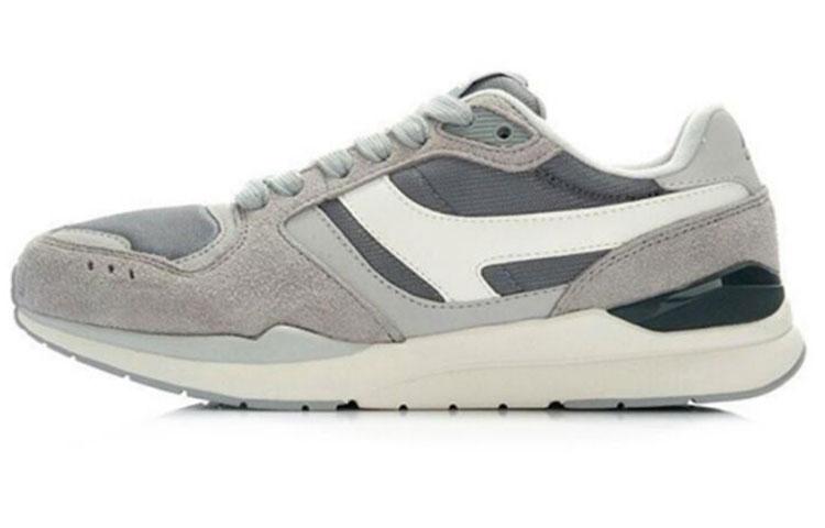 Li-Ning LiNing Height Increasing Wear-Resistant Slip-Resistant Low-Top Chunky Sneakers Men's Gray