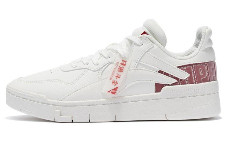 Li-Ning LINING Rijin Doujin Collection Skateboard Shoes Women's Low-Top White/Red