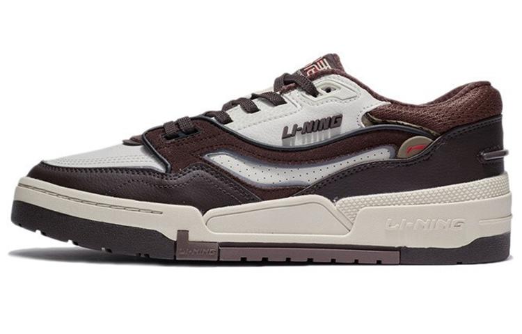 Li-Ning LiNing 001 BTC Btc Anti Slip And Wear Resistant Lightweight Low Top Skateboard Shoes Familiar Oak Brown