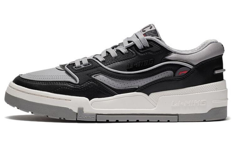 Li-Ning LiNing 001 BTC BTC Cushioning Wear Resistant Low Top Skateboard Shoes Men's Snow Gray