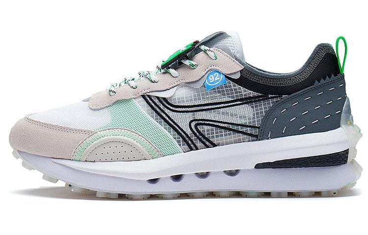 Li-Ning LiNing Square Circle V2 Square Round V2 Durable Breathable Low-Top Sports Casual Shoes Men's White Sand Gray