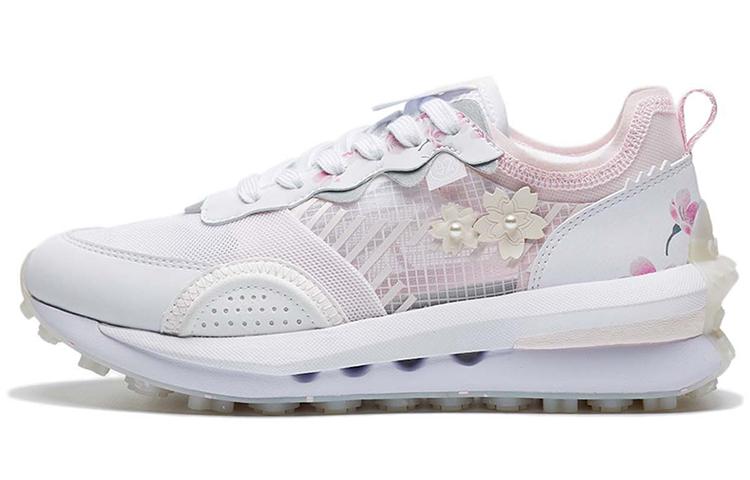 Li-Ning LINING Square Circle V2 Casual Shoes Women's Low-Top Standard White/Primrose Pink