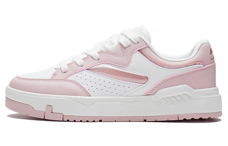 Li-Ning LiNing Ace Anti-Slip Wear-Resistant Low-Top Skateboard Shoes Women's White Pink