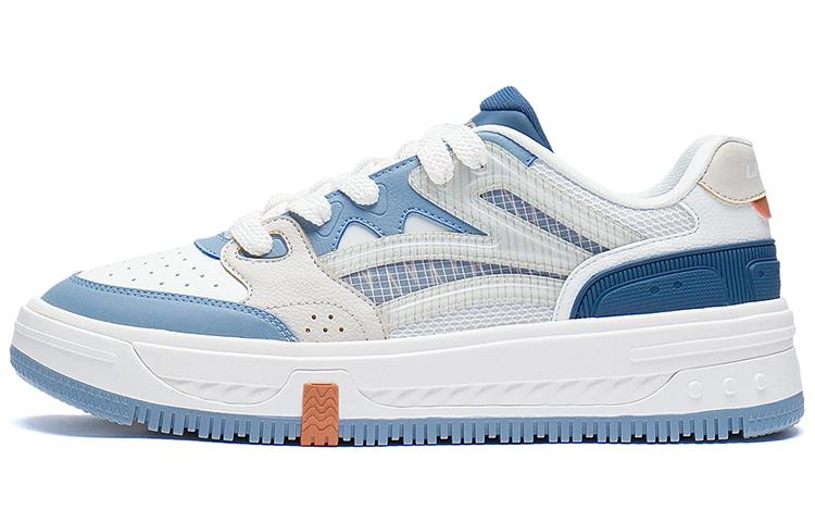 Li-Ning LiNing Drifting Lightweight Low-Top Skateboard Shoes Men's White Gray Blue