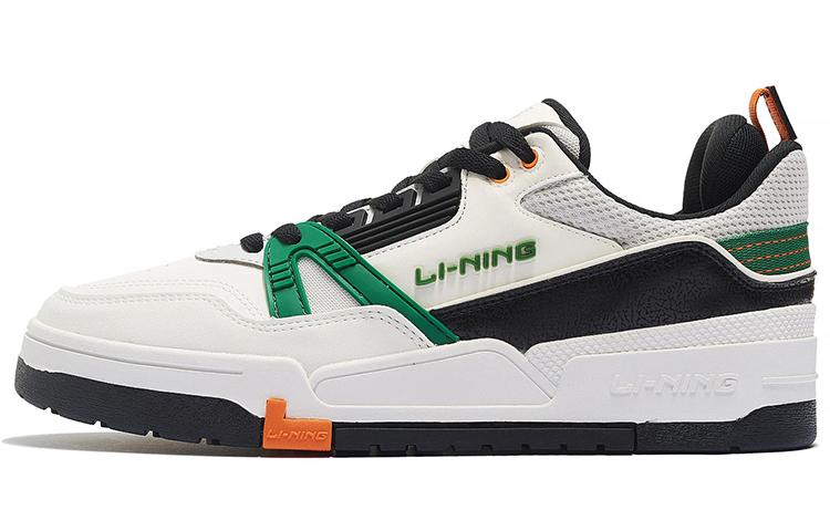 Li-Ning LiNing 001 BTC Cushioning Anti Slip And Wear Resistant Low Top Sports Casual Shoes White Green